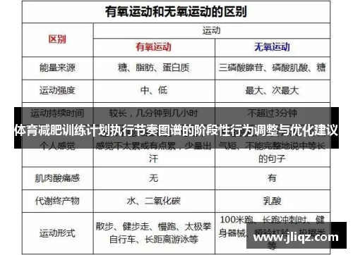 体育减肥训练计划执行节奏图谱的阶段性行为调整与优化建议